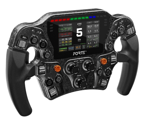Asetek Forte Formula Pro Button Box, 4.3-inch LCD, aRGB - black - 1369848 - zdjęcie 3